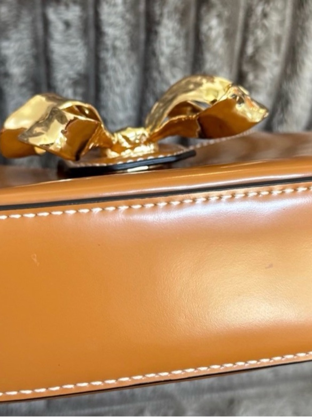 Rare Retired Self Portrait Mini Bow Leather Shoulder Bag Fits iPhone pro max - Picture 10 of 10
